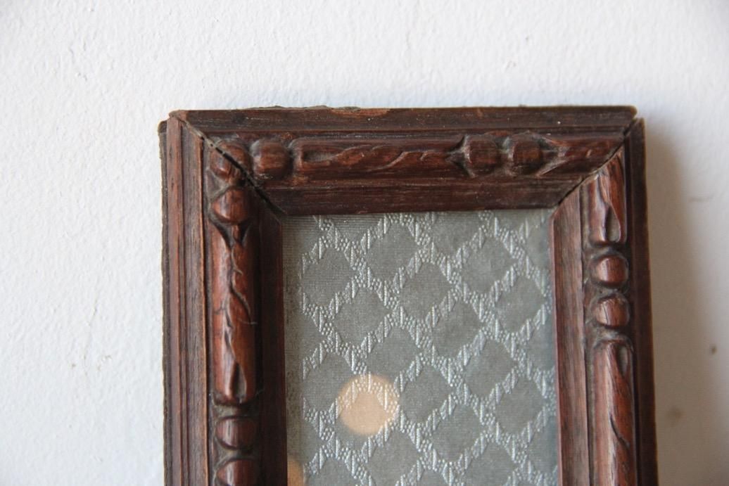 フランスアンティーク 木製の小さなフォトフレーム - L'atelier