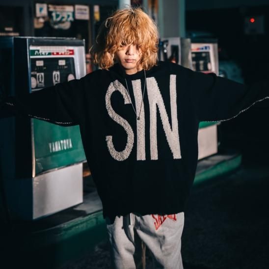 SAINT MXXXXXX(セントマイケル) 商品ページ - WOOL SWTER SIN / BLACK