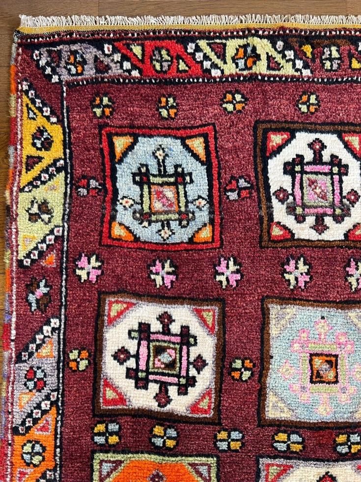 ヴィンテージターキッシュラグ オーバーダイラグ トルコラグ