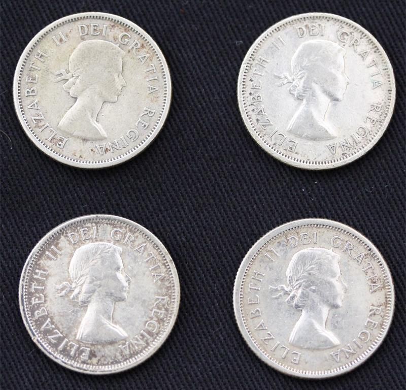 カナダ 銀貨セット 1964 カナダ 銀貨セット 1964 1964 CANADIAN 6-COIN