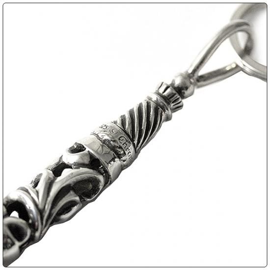 クロムハーツ（Chrome Hearts）キーリング スモール ローラー ウィズ