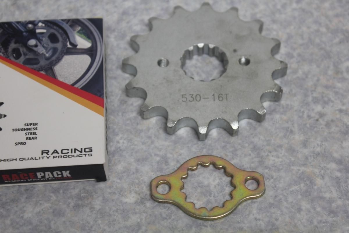 Z400FX Z400GP フロントスプロケット 金具付き 530-16T Z500FX Z550FX