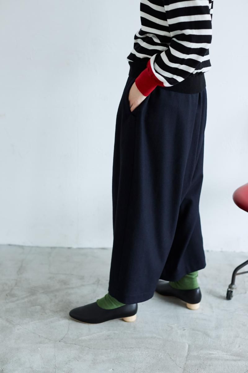 wool frano gaucho pants - atelier naruse｜Online store｜the an