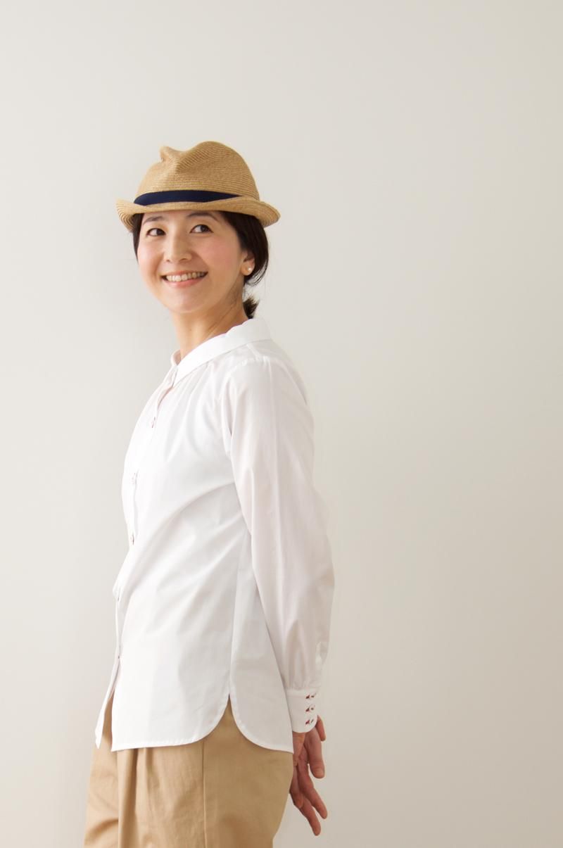 cotton stand off collar blouse - atelier naruse｜Online store｜the an