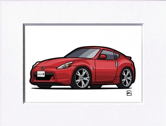 FAIRLADY Z フェアレディZ Z34 イラスト 横浜工場ロボット FAIRLADY Z