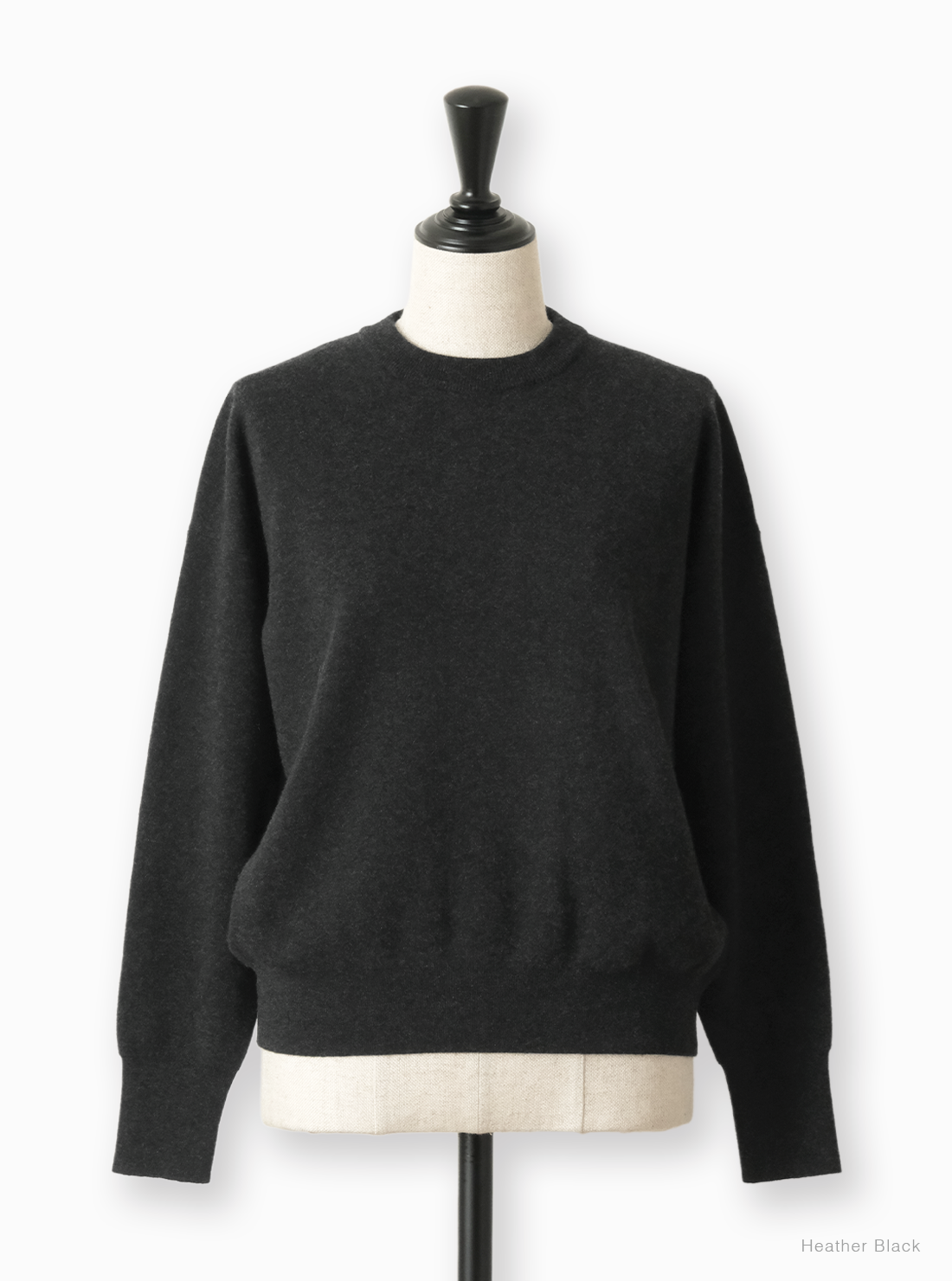Women SUNSHINE CASHMERE CREW NECK - BATONER｜ONLINE STORE