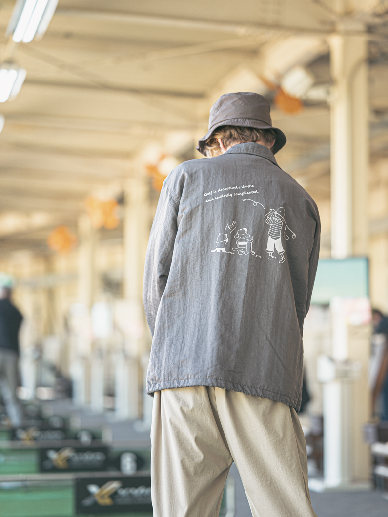 ゴルフコーチジャケット グレー | KEY MEMORY GOLF｜鎌倉ファッション