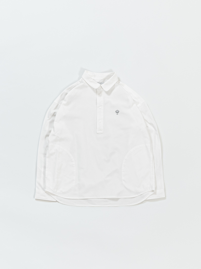 スナップオックスフォードシャツ ホワイト | KEY MEMORY｜鎌倉