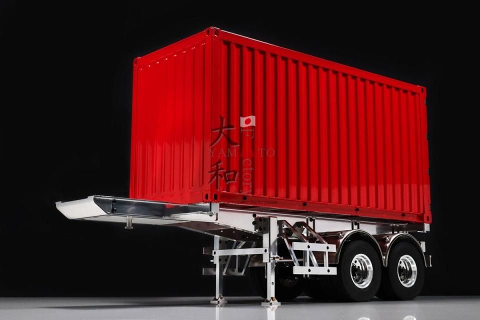 タミヤ1/14 20ftコンテナ積載用セミトレーラー