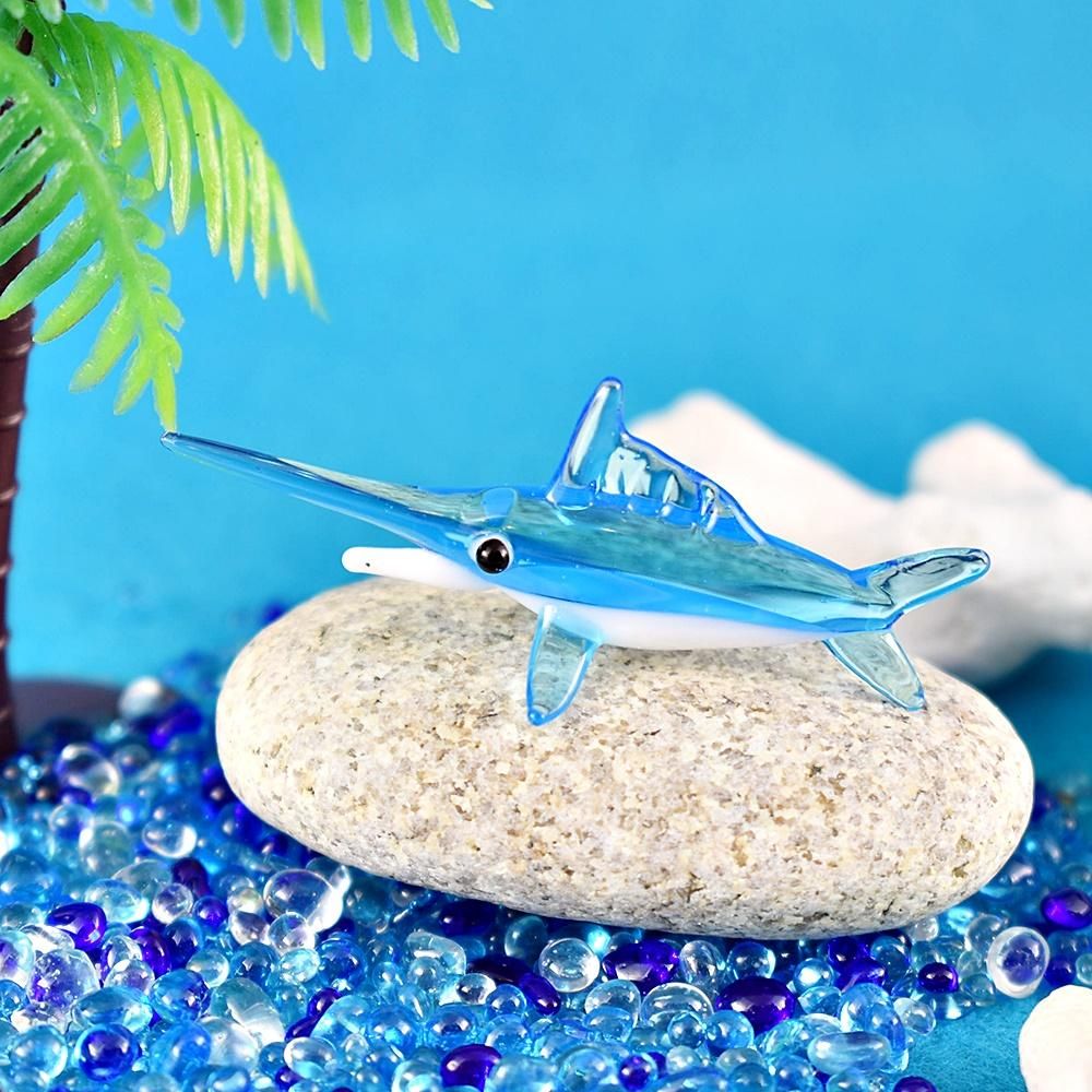 ガラス細工｜海｜カジキ｜フォーカートグラスワークス