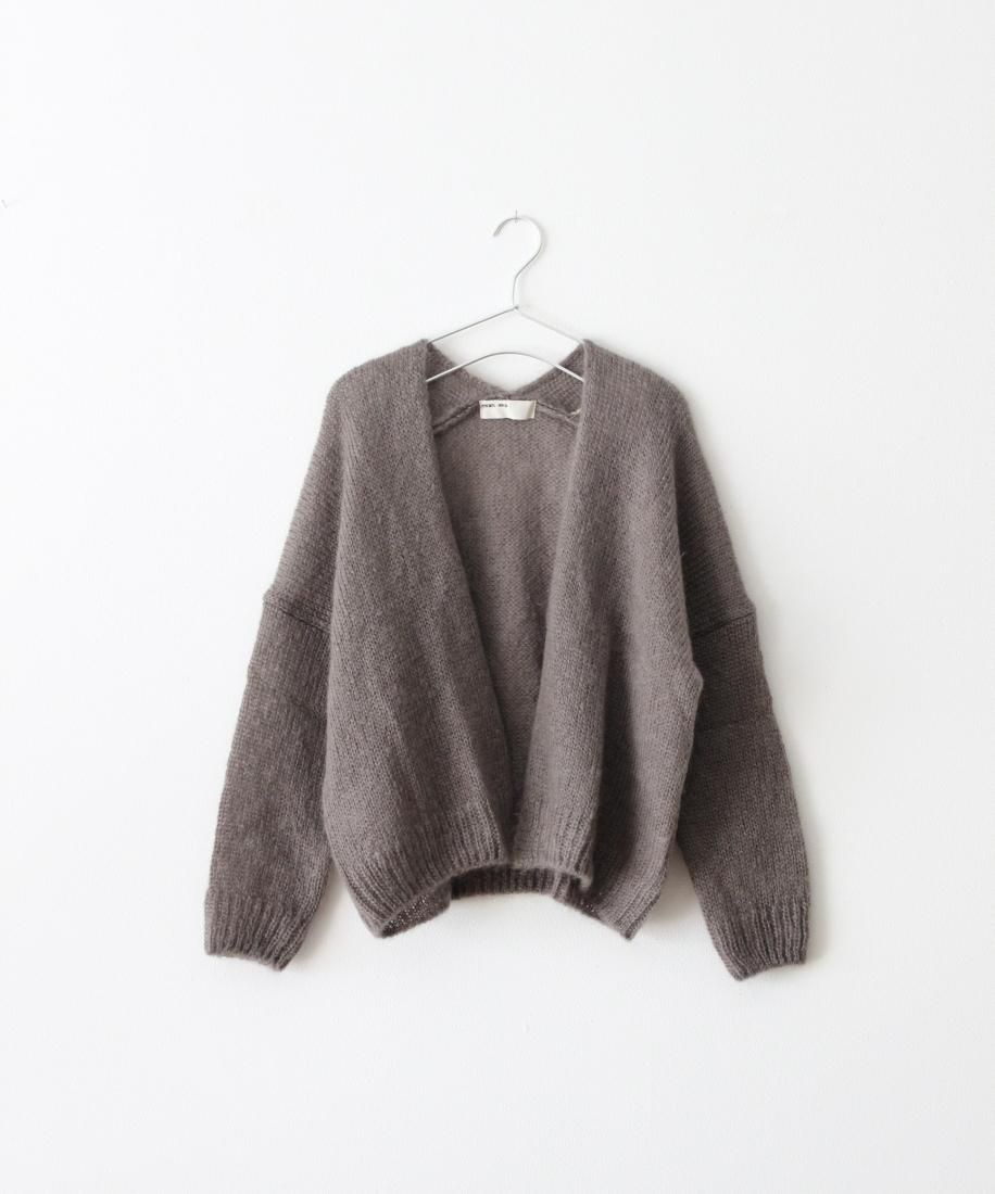 evam eva E233K024 モヘアシルクカーディガン - タチバナストア