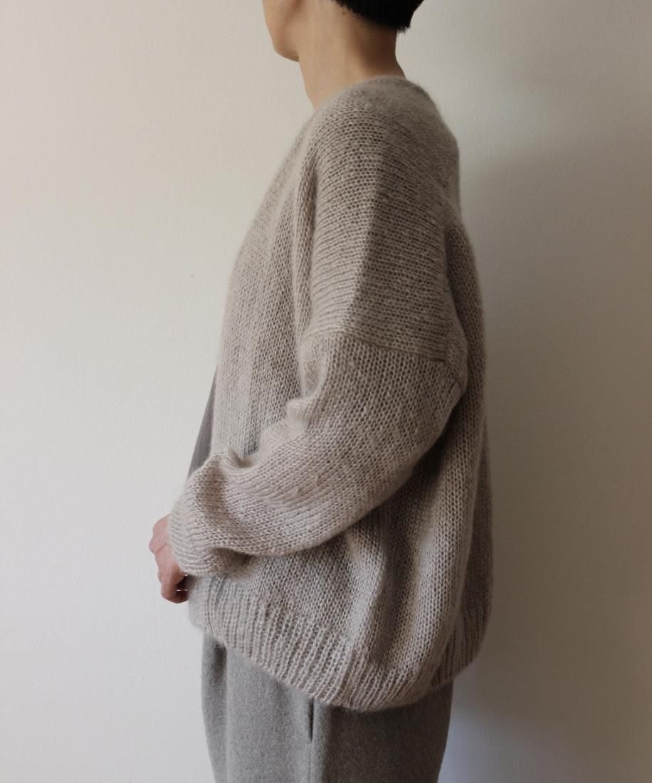 evam eva E233K024 モヘアシルクカーディガン - タチバナストア