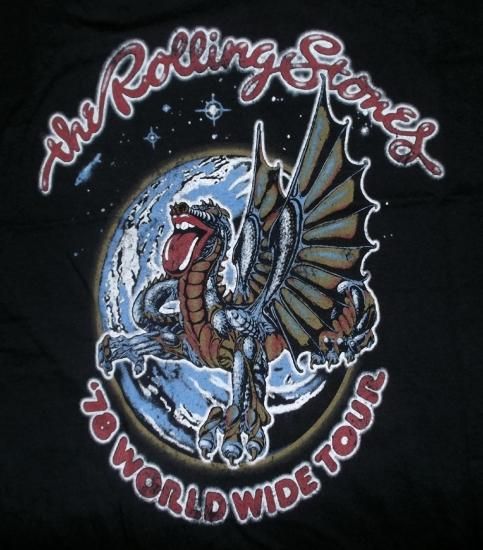 ローリング ストーンズ Rolling Stones Tシャツ ドラゴン,龍,ドラゴン