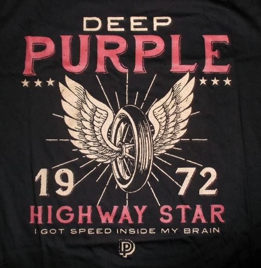 ディープ パープル Tシャツ Deep Purple HIGHWAY STAR ハイウェイ