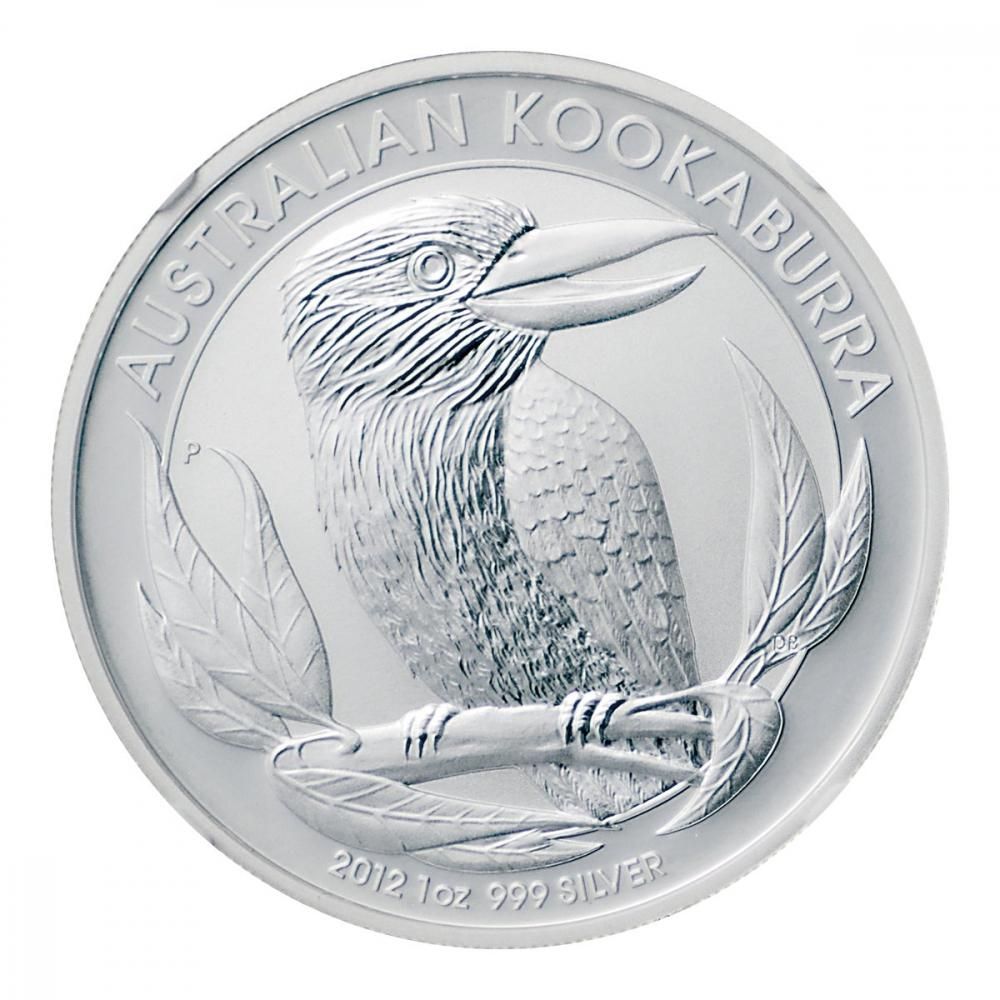 オーストラリア 2012年（P）1ドル カワセミ 1オンス銀貨 NGC MS70