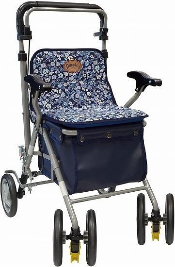 島製作所 パレード | 歩行補助 シルバーカー 座面有 折りたたみ 両手