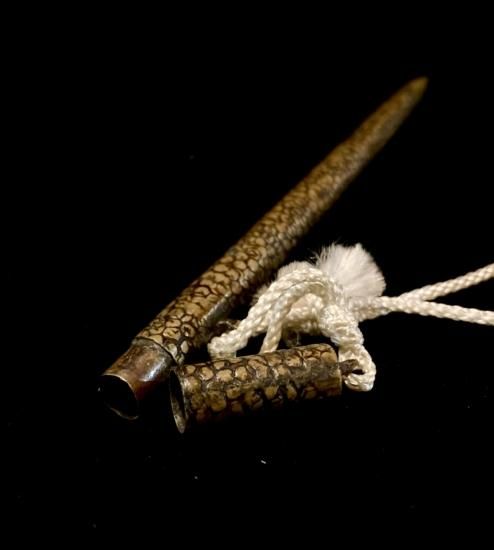 真鍮製 矢立」 - 正尚堂