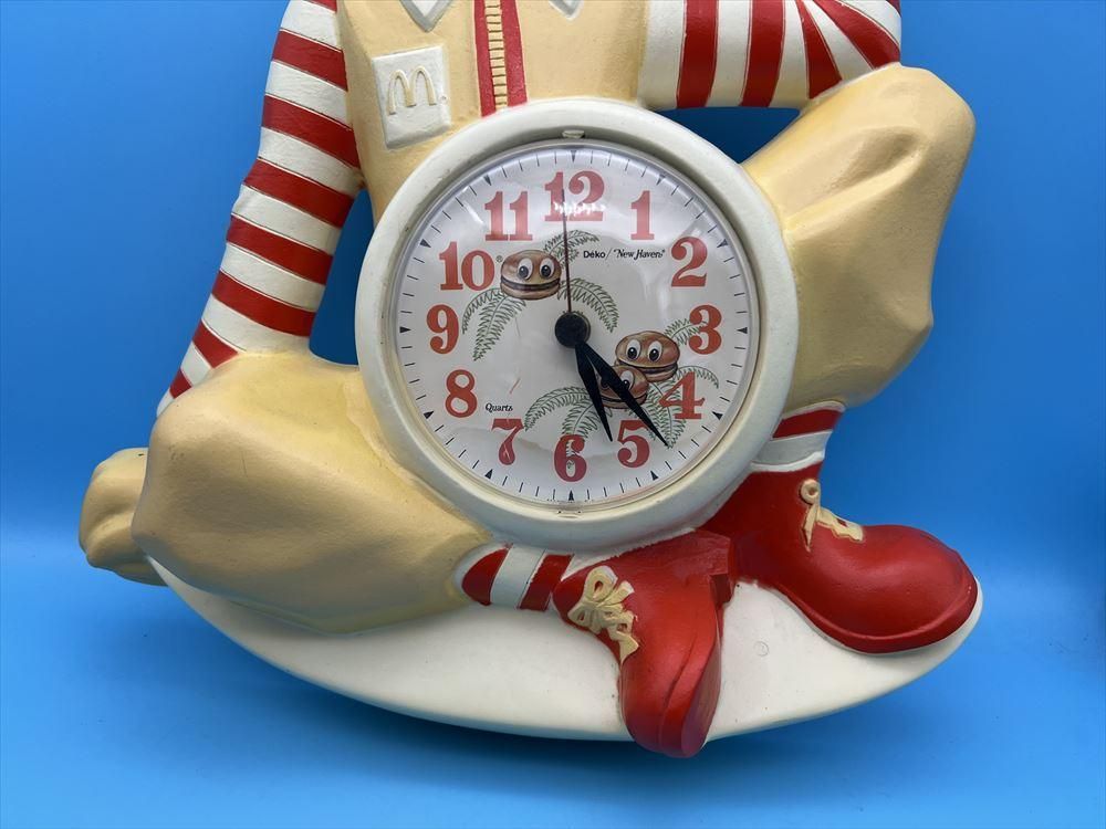 スーパーレア！1970's グリマスウオールクロックマクドナルド