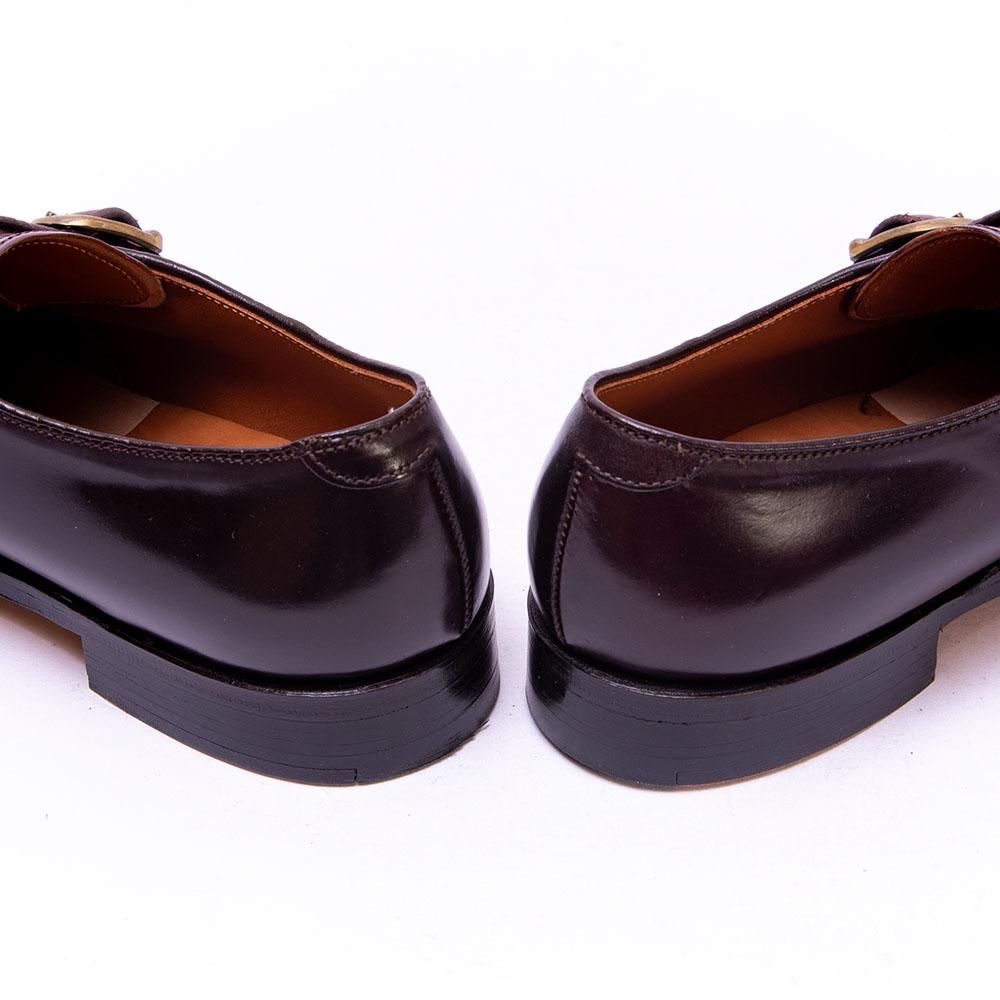 オールデン 954 シングルモンクストラップ コードバン バーガンディ