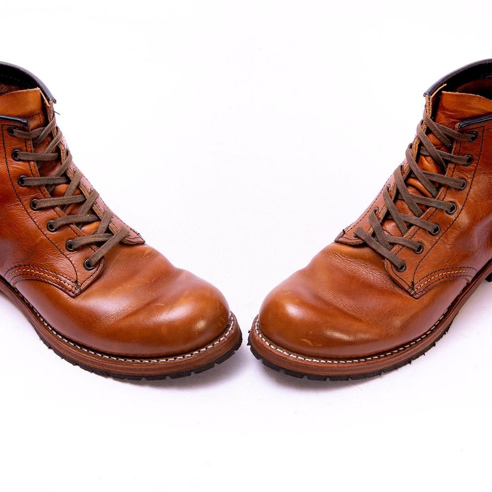 レッドウィング 9013 ベックマン プレーントゥブーツ チェスナット