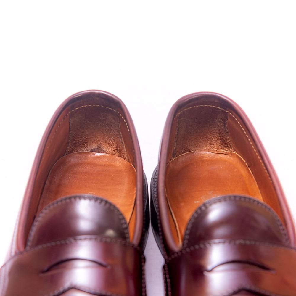 オールデン 986 コインローファー コードバン バーガンディ サイズ6.5D