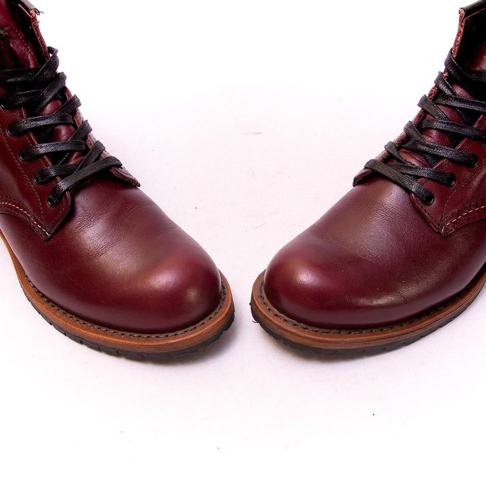 レッドウィング 9011 ベックマン プレーントゥブーツ ブラックチェリー