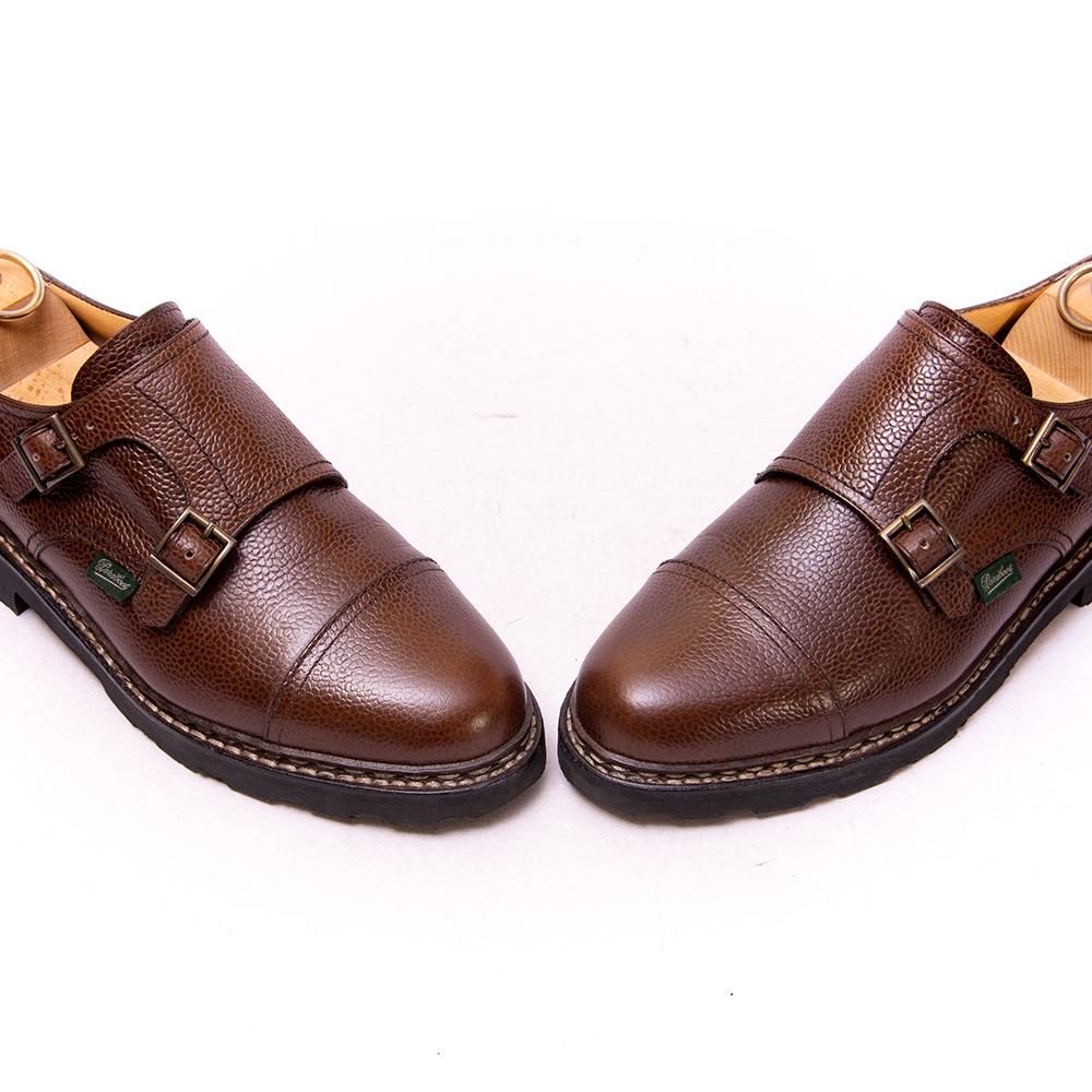 パラブーツ ウィリアム(WILLIAM) ダブルモンク ダークブラウン