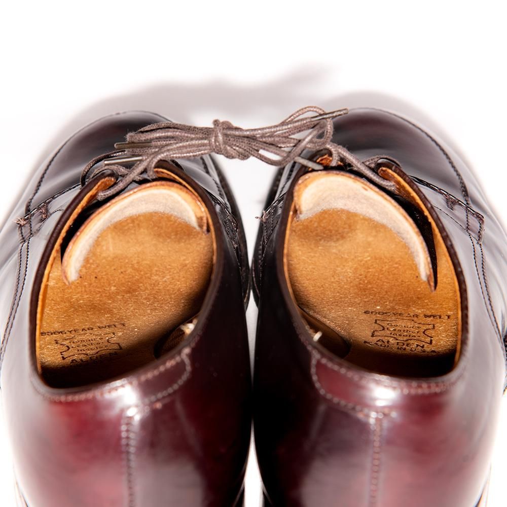 オールデン 5492 Vチップ コードバン バーガンディ モディファイド