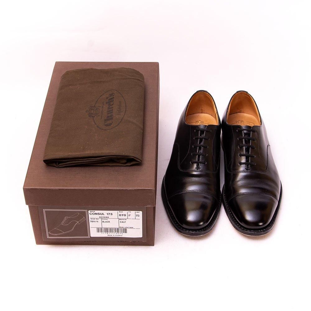 チャーチ CONSUL(コンサル)ストレートチップ ブラック サイズ70F