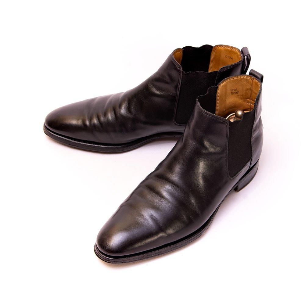 ジョンロブ TUDOR(チューダー)サイドゴアブーツ ブラック プレステージ