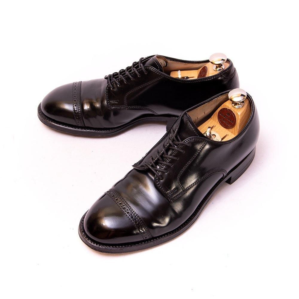 オールデン 56214 パンチドキャップトゥ コードバン ブラック