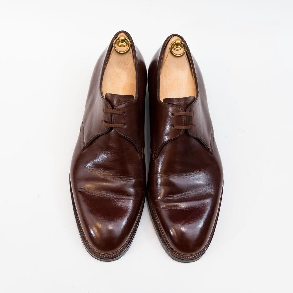 ステファノ ベーメル 2アイレット プレーントゥ 純正ツリー ボックス付