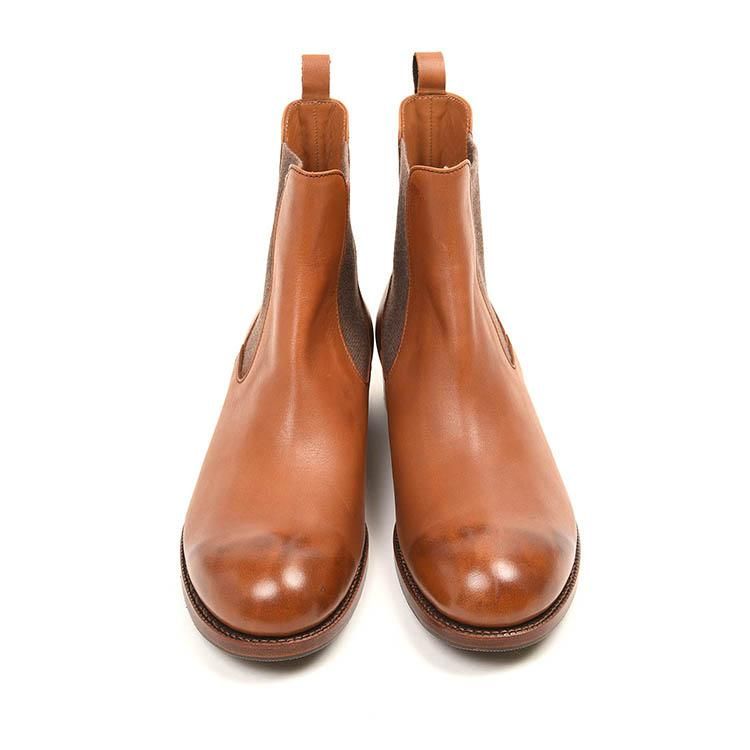 ショセ C-7018HV サイドゴアブーツ別注底仕様 ブラウン (メンズ)