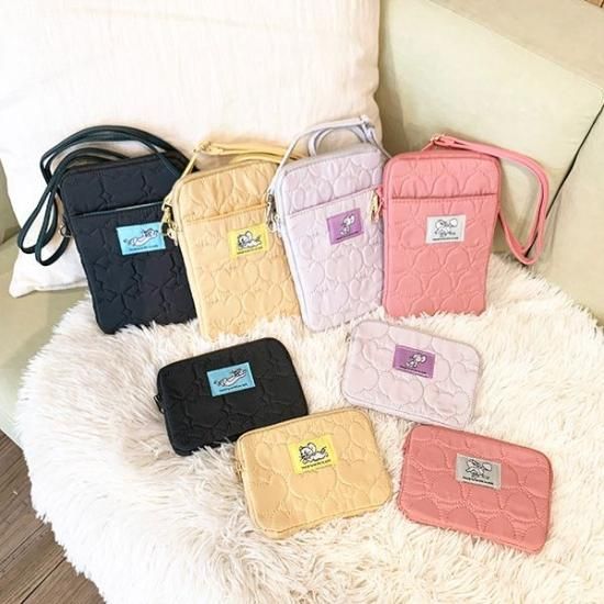 トムとジェリー キルトショルダーポーチ カナリア スマホショルダー