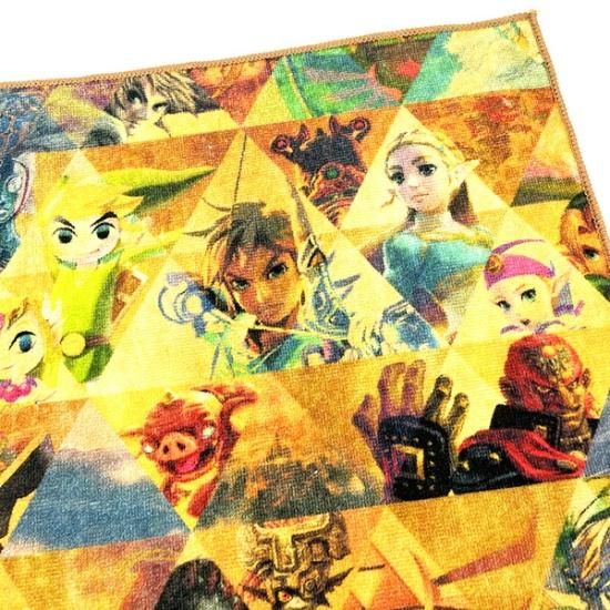 ゼルダの伝説 ブレスオブザワイルド ハンドタオル 日用品 任天堂