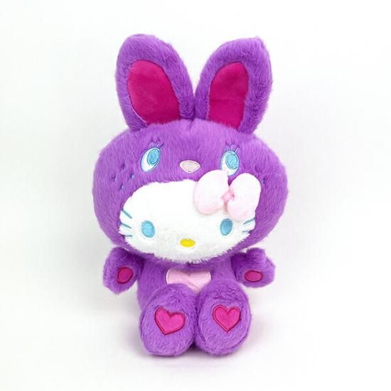 懐かしすぎる！ハローキティのカラフルバニーシリーズがぬいぐるみに