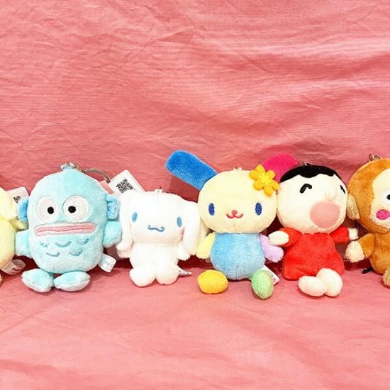サンリオ みんなのたあ坊 足ぶら キーチェーンマスコット ぬいぐるみ