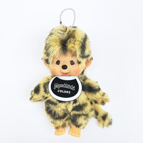 モンチッチ ヒョウ柄 ぬいぐるみキーチェーン キーホルダー マスコット