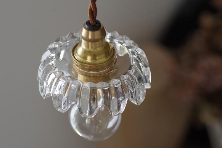 0269フランスアンティークオールドバカラガラスミニシャンデリア(在庫6