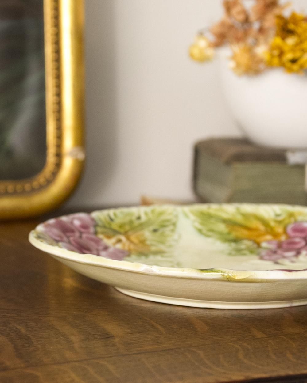 アンティーク バルボティーヌプレート ぶどう（レザン） | Antiques Knock