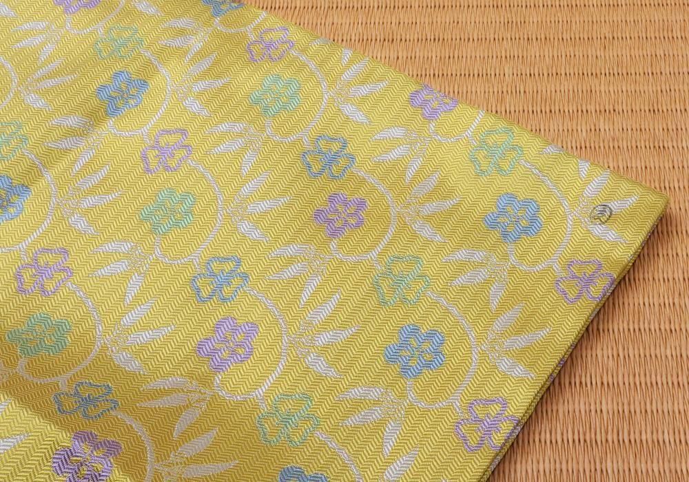 土田友湖-笹蔓紹巴出帛紗 | 正絹 共箱入 - 京都富小路の和装小物専門店