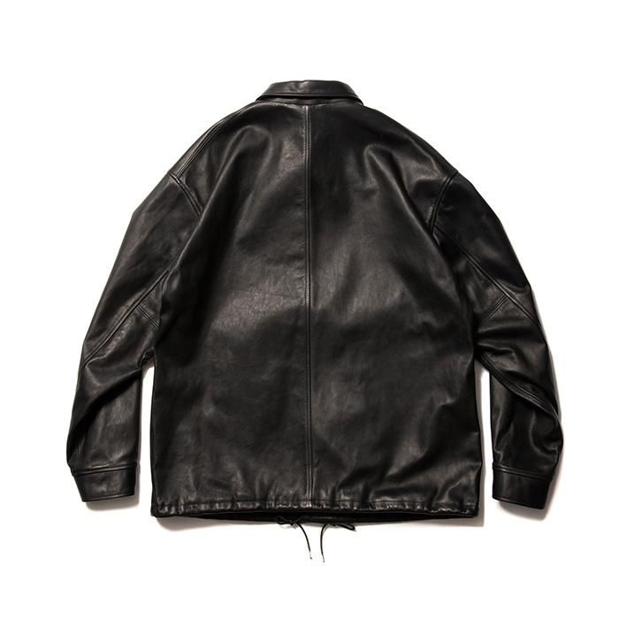 COOTIE/LEATHER COACH JACKET - THUMBING ONLOINE STORE - COOTIE
