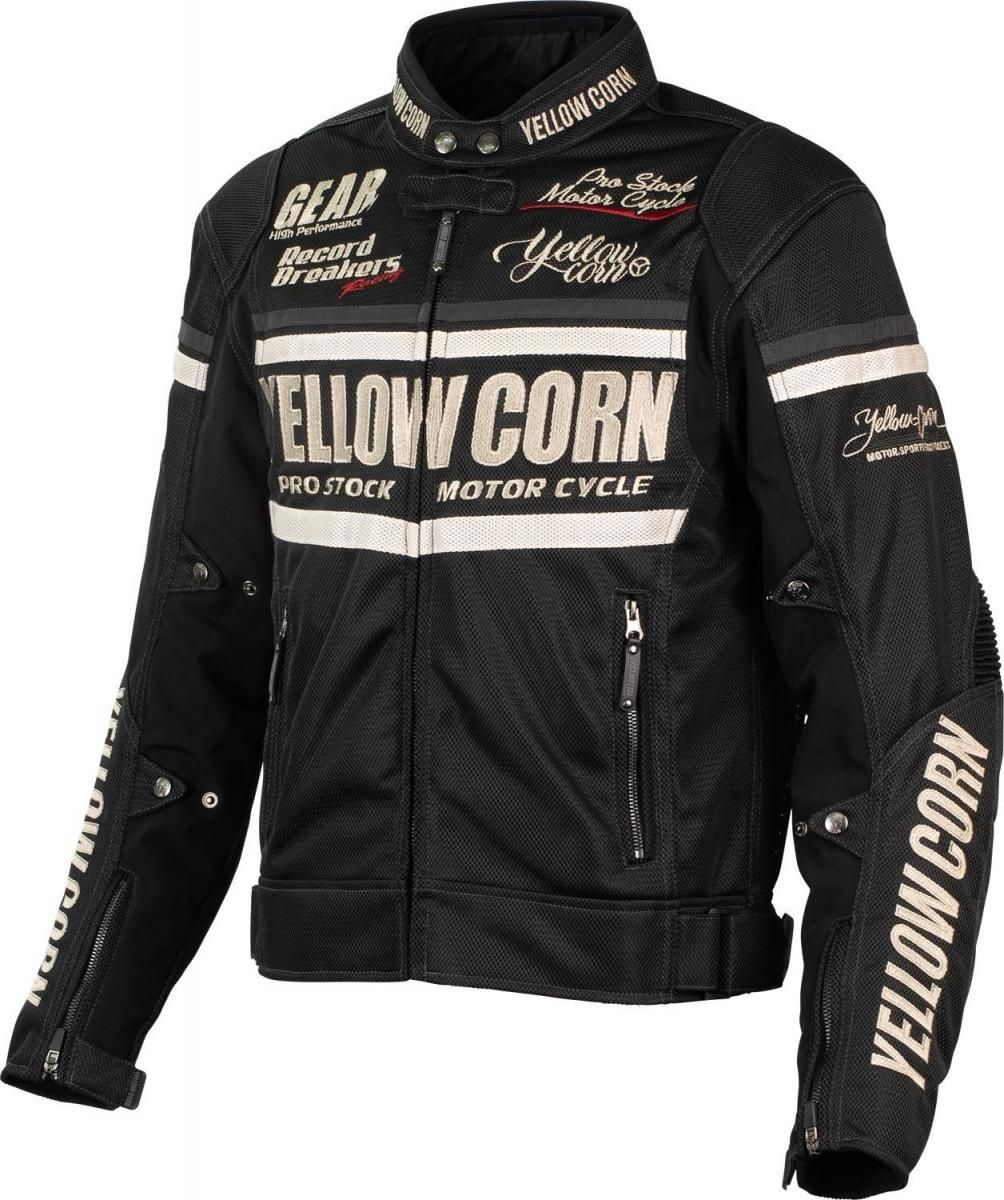 BB-5104 MESH JACKET 【BLACK/IVORY】 - YELLOW CORN Official web shop