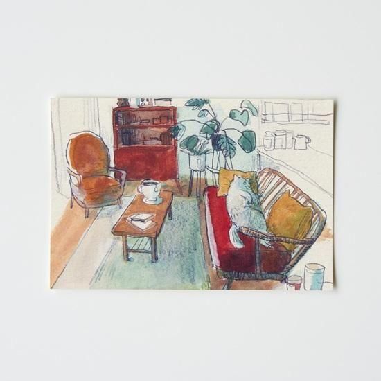 黒山 Lazy Sunday ポストカード - C/STORE