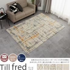 オールシーズンOK！安心の防ダニ・抗菌加工 日本製ラグ『サーフ