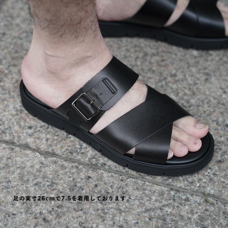 フットザコーチャー foot the coacher 24ss レザー クロスベルト