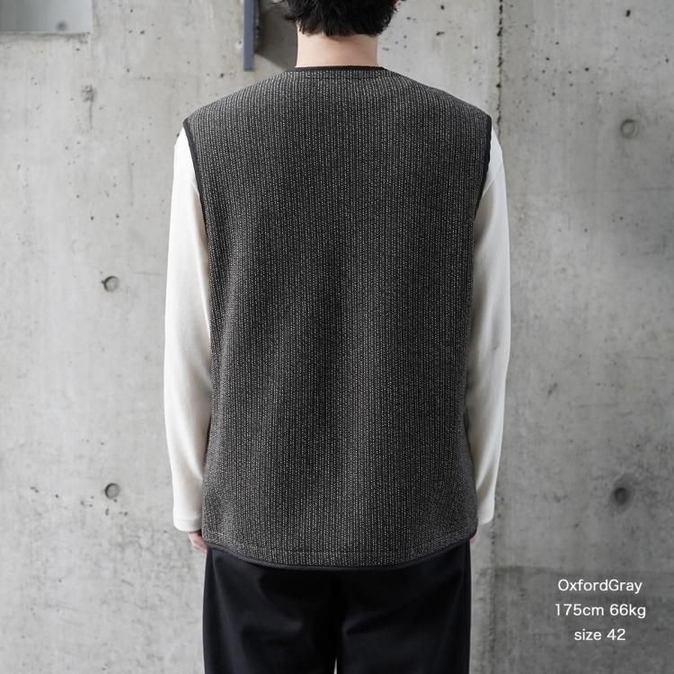 オーベルジュ AUBERGE 25aw ブラウン ベスト BROWN