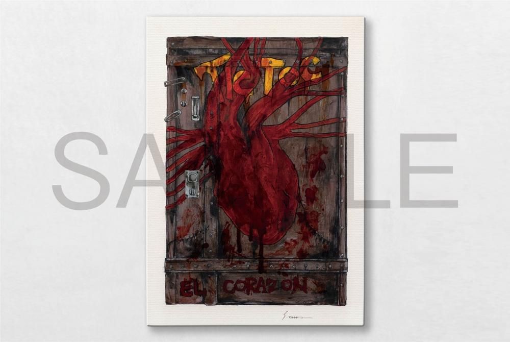 ドロヘドロ 「扉」キャンバスアート 心 ＜イラストレーター雪駄 サイン