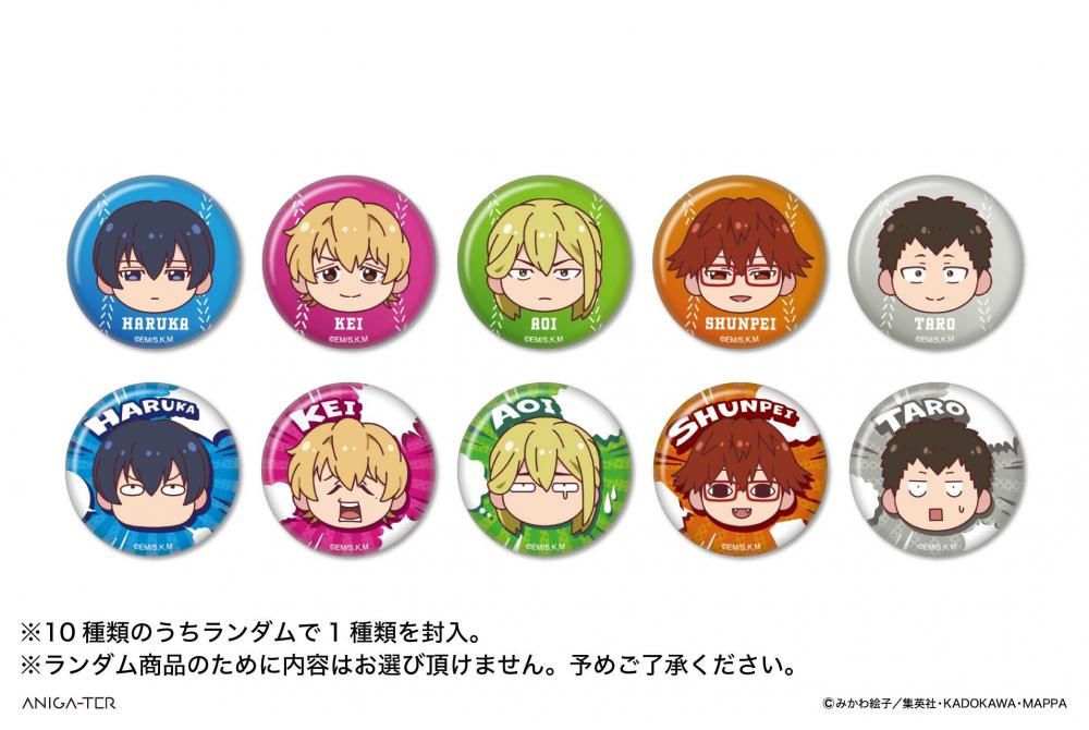 TVアニメ「忘却バッテリー」 缶バッジ 10種ランダム - ANIGA-TER
