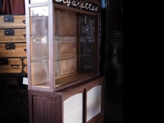珍品 昭和レトロなたばこ屋さんショーケース 1960年代 古録展 【配送